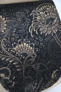 Plecak Chiara E676-K FILIP – Beżowy + kwiaty miedź