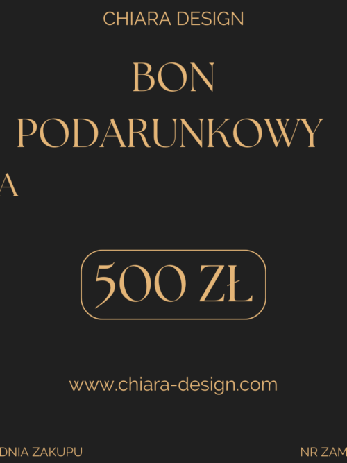 Bon Podarunkowy o wartości 500 zł