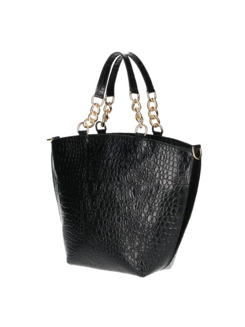 Torebka Chiara Nori Czarna Skóra Naturalna