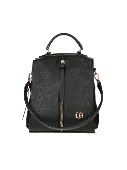 Plecak Chiara Fedele Czarny Skóra Naturalna