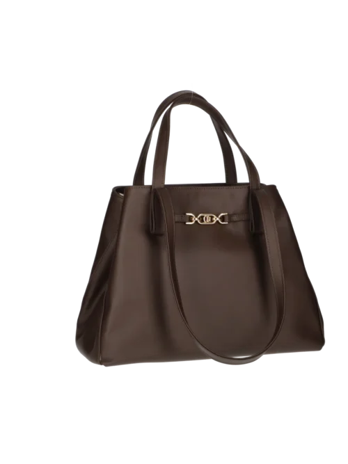 Skórzana Torebka Mery Czekoladowa