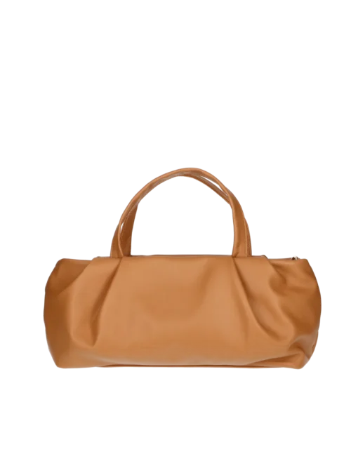 Torebka MENDI Karmelowa Skóra Gładka