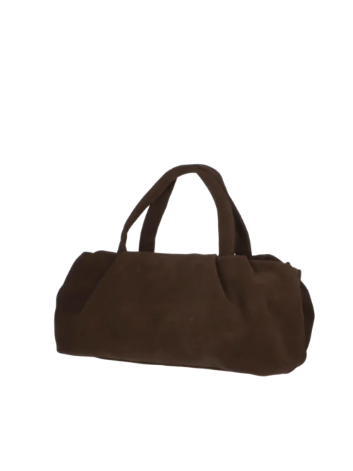 Torebka MENDI Czekoladowy Brąz Zamsz